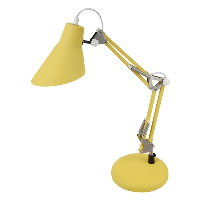 Настольная лампа Zeppo 136 1x40Вт E27 желтый 44x18,5x50см