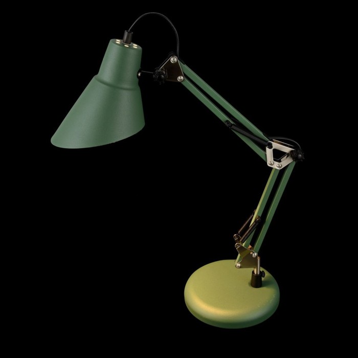 Настольная лампа Zeppo 136 1x40Вт E27 зеленый 44x18,5x50см