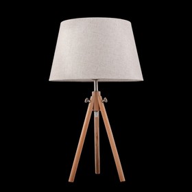 

Настольная лампа Calvin 1x60Вт E27 коричневый 39x39x62см