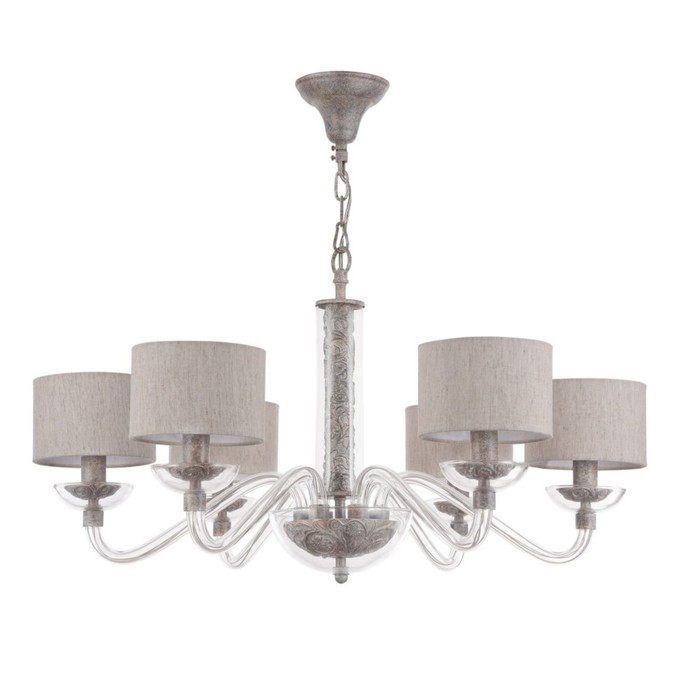 Люстра Maryland 6x40Вт E14 серый 142см