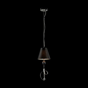 

Светильник Intreccio 1x40Вт E14 черный, серебро 17x17x44см