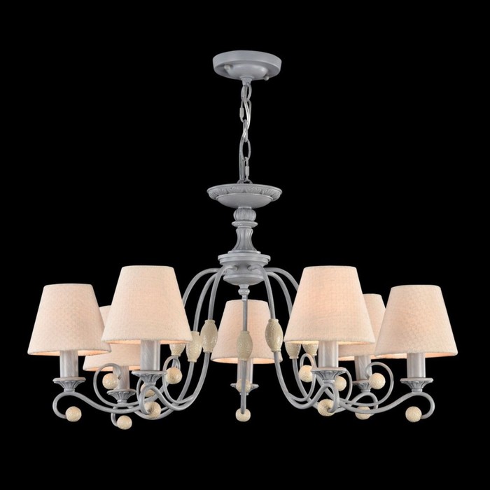 Люстра Rebecca 7x40Вт E14 серый 73x73x149,8см