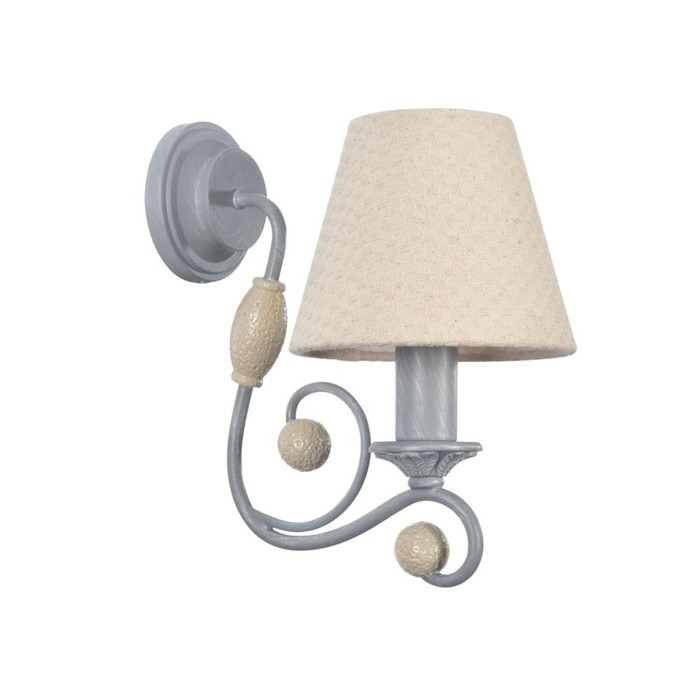 Бра Rebecca 1x40Вт E14 серый 21,2x13,5x22,9см