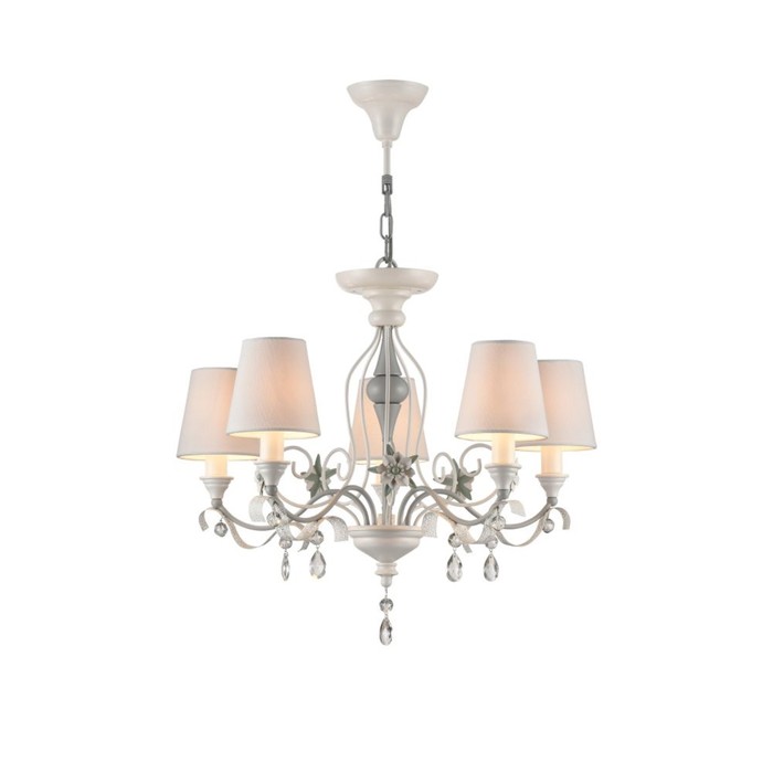 Люстра Floret 5x40Вт E14 белый, серый 60x150см