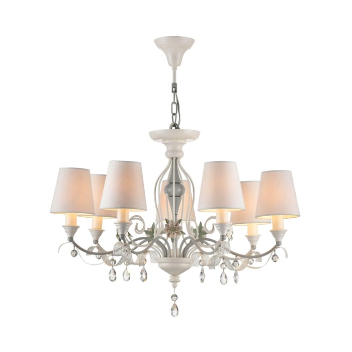 Люстра Floret 7x40Вт E14 белый, серый 70x150см