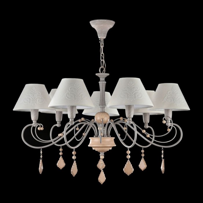 Люстра Milea 7x40Вт E14 серый 76x148см