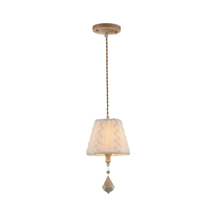 Светильник Lana 1x40Вт E14 бежевый 18x18x35см