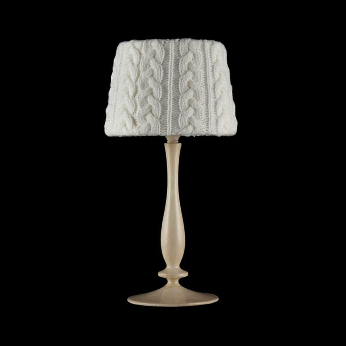 Настольная лампа Lana 1x40Вт E14 бежевый 23x23x48см