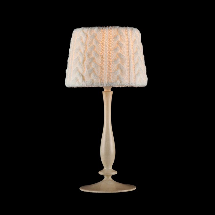 Настольная лампа Lana 1x40Вт E14 бежевый 23x23x48см