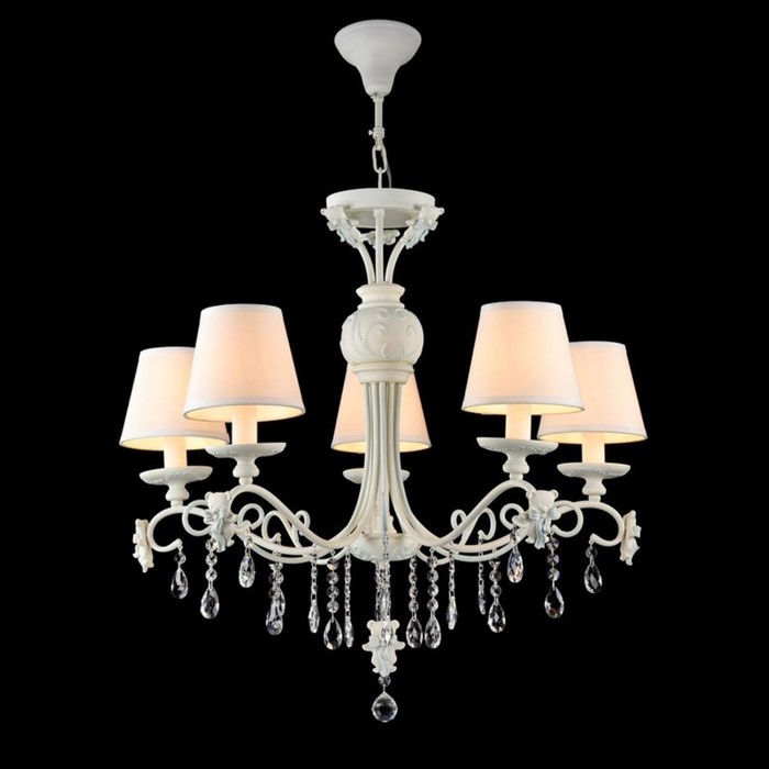 Люстра Laurie 5x40Вт E14 белый 75x75x71см