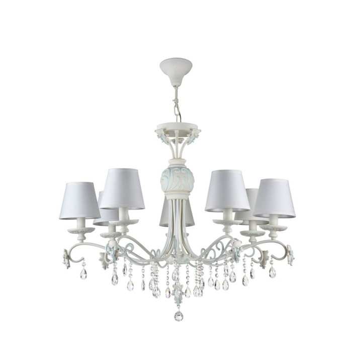 Люстра Laurie 7x40Вт E14 белый 81x81x71см