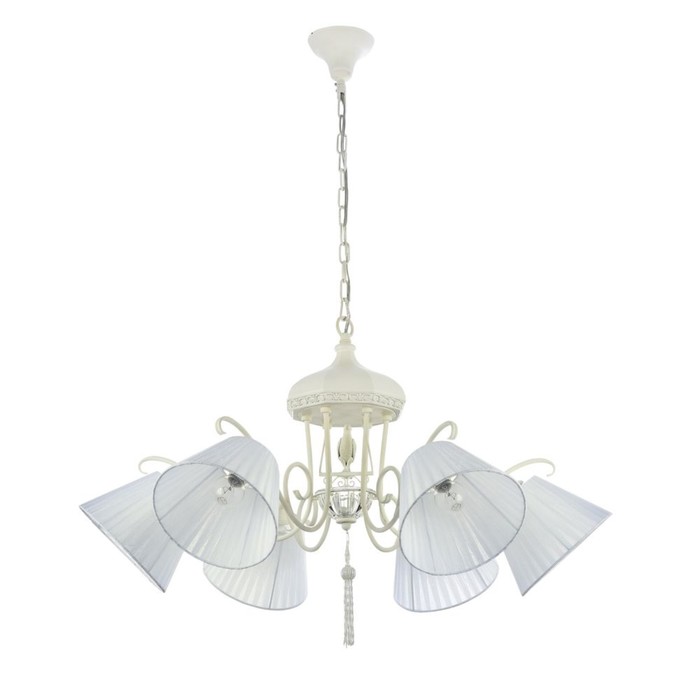 Люстра Cella 6x40Вт E14 белый 83x83x49см