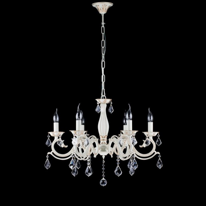 Люстра Bronze 6x60Вт E14 бежевый 67x67x53см