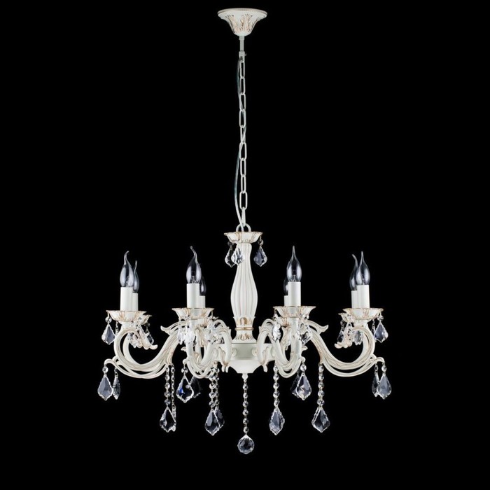 Люстра Bronze 8x60Вт E14 бежевый 76x76x57см