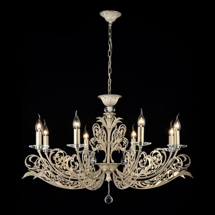 Люстра  Salute 8x60Вт E14 золото 92x92x58см