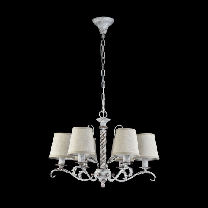 Люстра Climb 6x40Вт E14 белый 54x54x77см