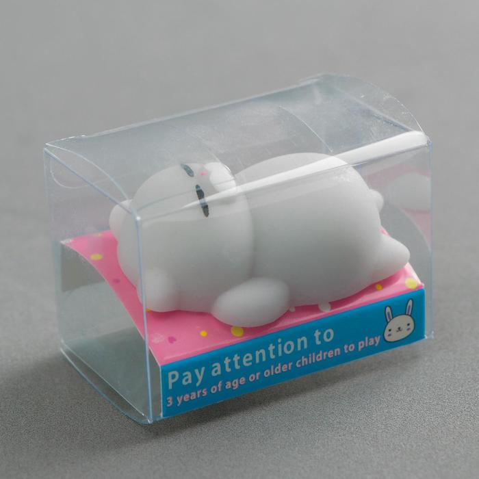 Мялка антистресс "Кошечка", цвет светло-серый