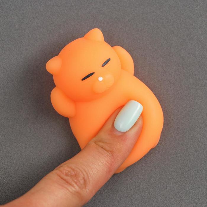 Мялка антистресс "Кошечка", оранжевый