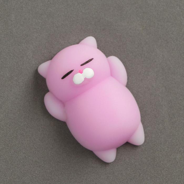 Мялка антистресс "Кошечка", цвет розовый