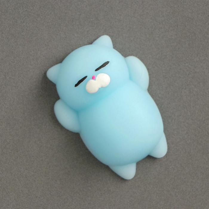 Мялка антистресс "Кошечка", цвет бирюзовый