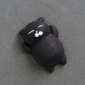 Мялка-антистресс «Кошечка», цвет чёрный