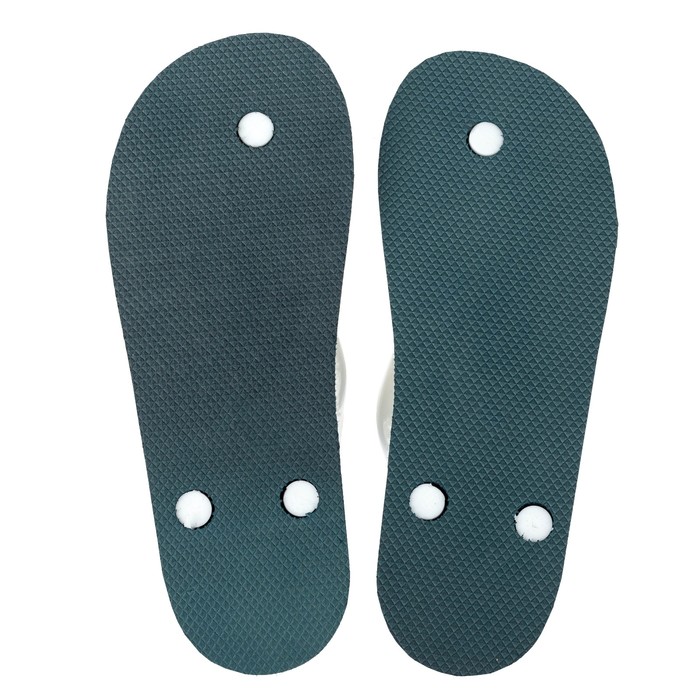 Сланцы женские арт. SIMPLE Snake Skin, цвет синий/белый, размер 38