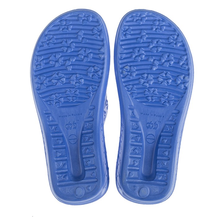 Сланцы пляжные женские арт. Е13103, цвет василёк, размер 38/39