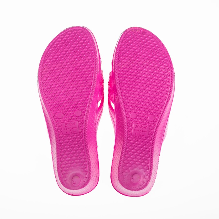 Сланцы пляжные женские арт. Е1118, цвет розовый, размер 39/40