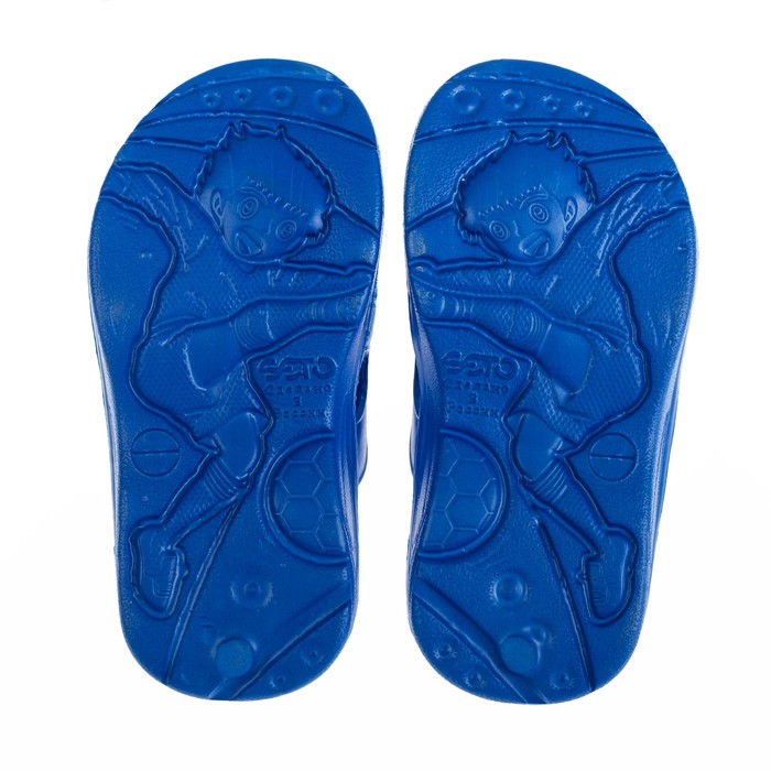 Сланцы пляжные детские арт. Д1185, цвет синий, размер 33/34