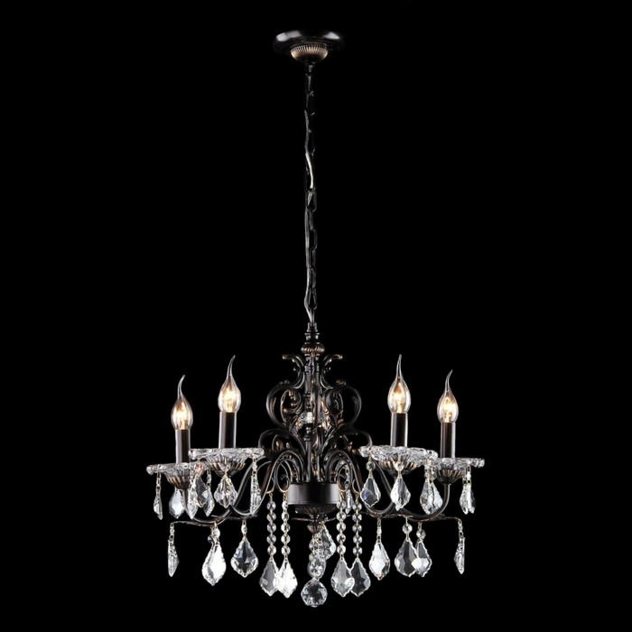 Люстра Vivaldi 5x60Вт E14 коричневый 57x57x49см