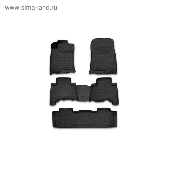 Коврики 3D в салон LEXUS GX 460 2013-2016, 5 шт. (полиуретан) коврики в салон lexus ls 460 l 2012 2016 4 шт полиуретан