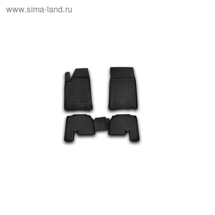 Коврики в салон SSANG YONG Actyon 2006-2016, 4 шт. (полиуретан) коврики в салон ford s max 2006 2016 4 шт полиуретан