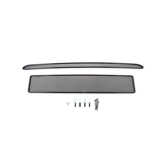 Сетка на бампер внешняя для Ford Explorer 2012-2015, 2 шт, черн., 10 мм