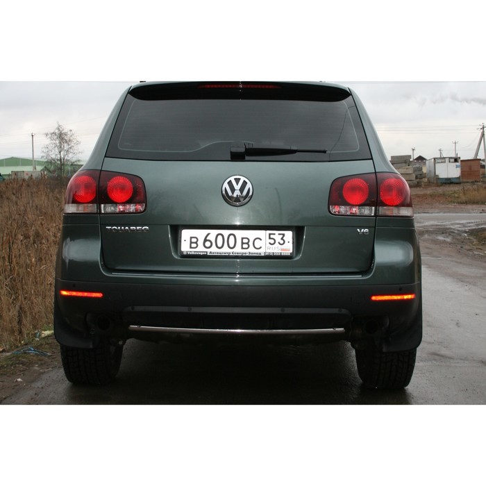 Защита заднего бампера d 42 "Volkswagen Touareg" 2006-2009, VWTG.75.0596