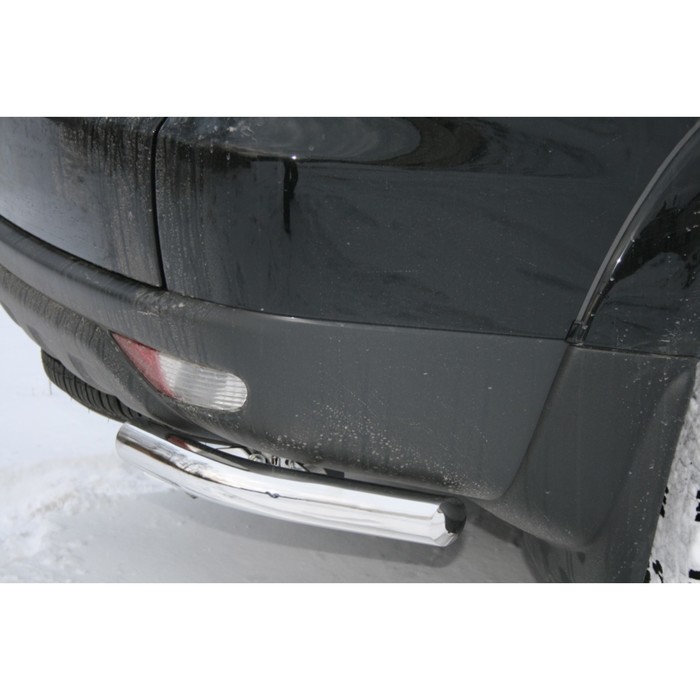 Защита задняя d 60 "уголки" одинарные "Mitsubishi Pajero Sport" 2008-2016, MIPS.76.0782