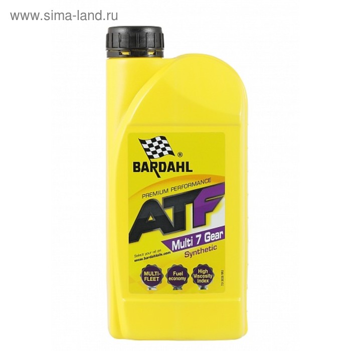 фото Масло трансмиссионное bardahl 36581 atf multi 7 gear, синт., 1 л