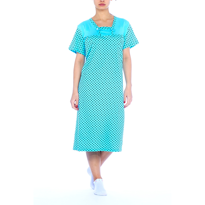 Сорочка женская с короткими рукавами 76052 цвет МИКС, р-р XL