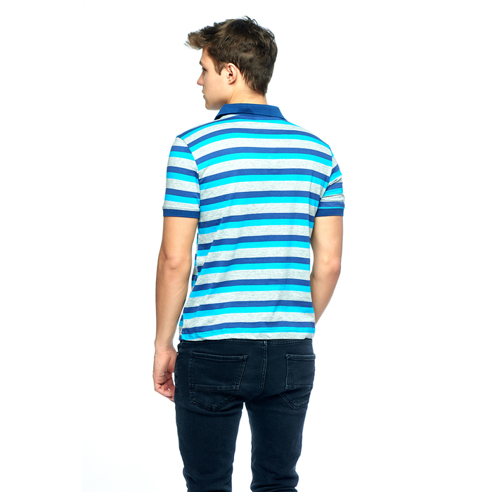 Футболка мужская поло 75154 цвет МИКС, р-р XL