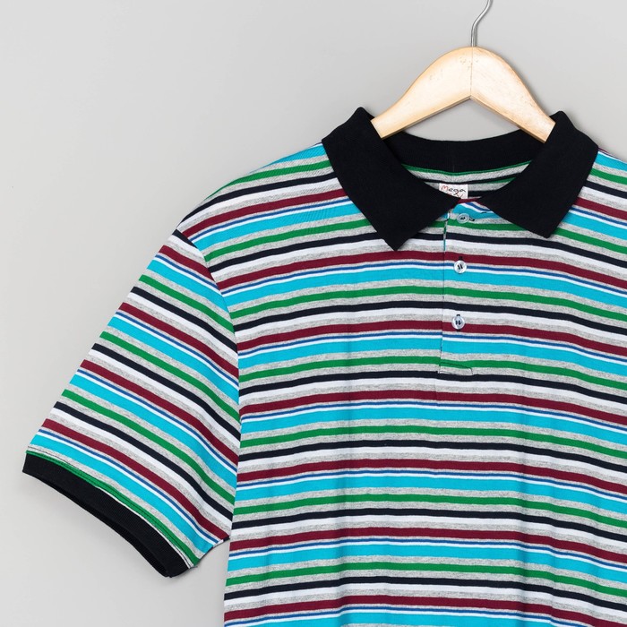 Футболка мужская поло 75154 цвет МИКС, р-р 2XL