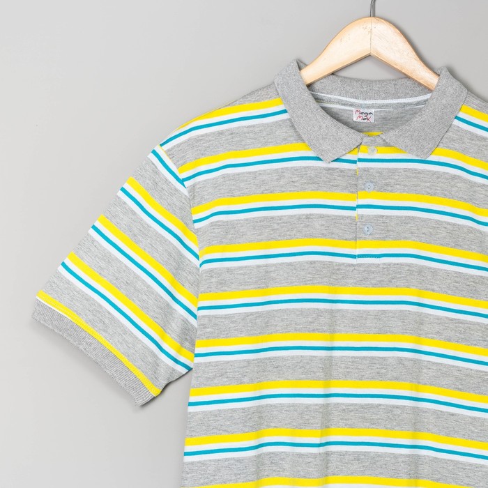 Футболка мужская поло 75154 цвет МИКС, р-р 2XL