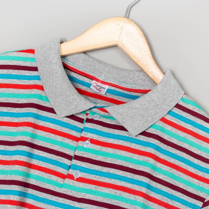 Футболка мужская поло 75154 цвет МИКС, р-р 2XL