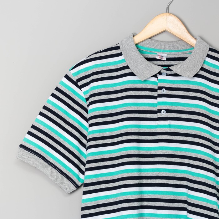 Футболка мужская поло 75154 цвет МИКС, р-р 2XL