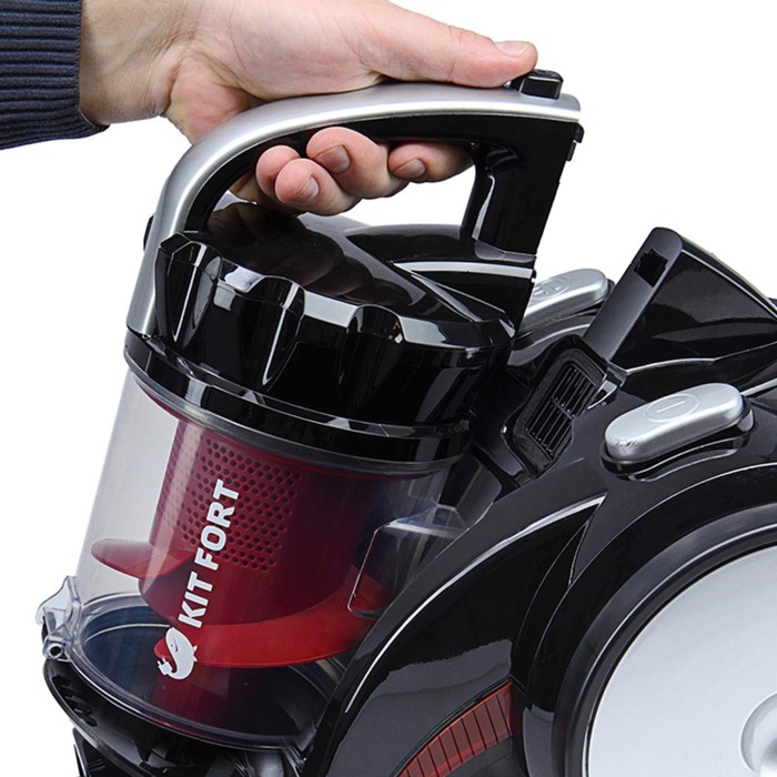 Пылесос КТ-522-1 1400 Вт, 2 л, шнур 5 м, красно-черный