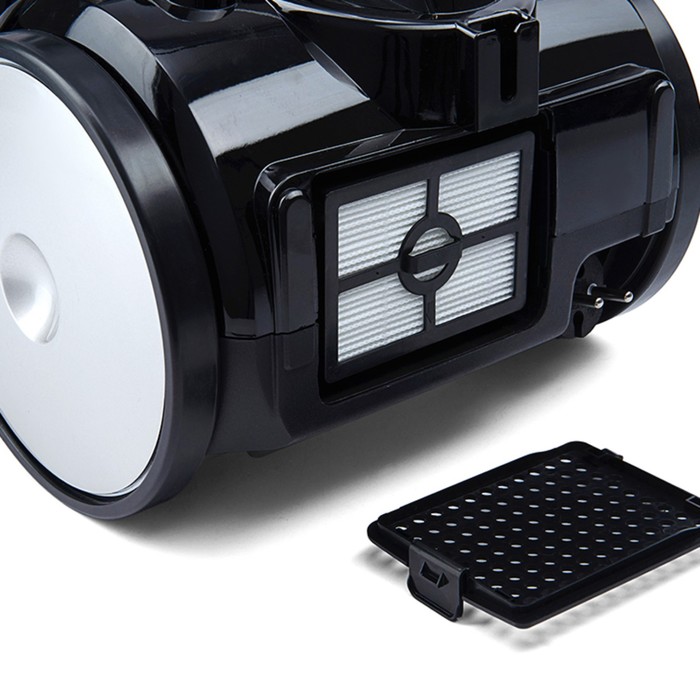 Пылесос КТ-522-1 1400 Вт, 2 л, шнур 5 м, красно-черный