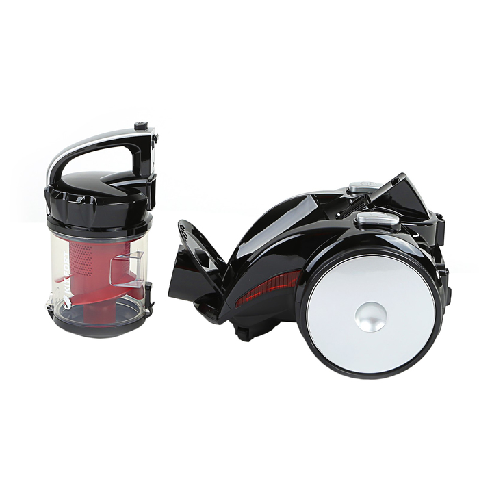 Пылесос КТ-522-1 1400 Вт, 2 л, шнур 5 м, красно-черный