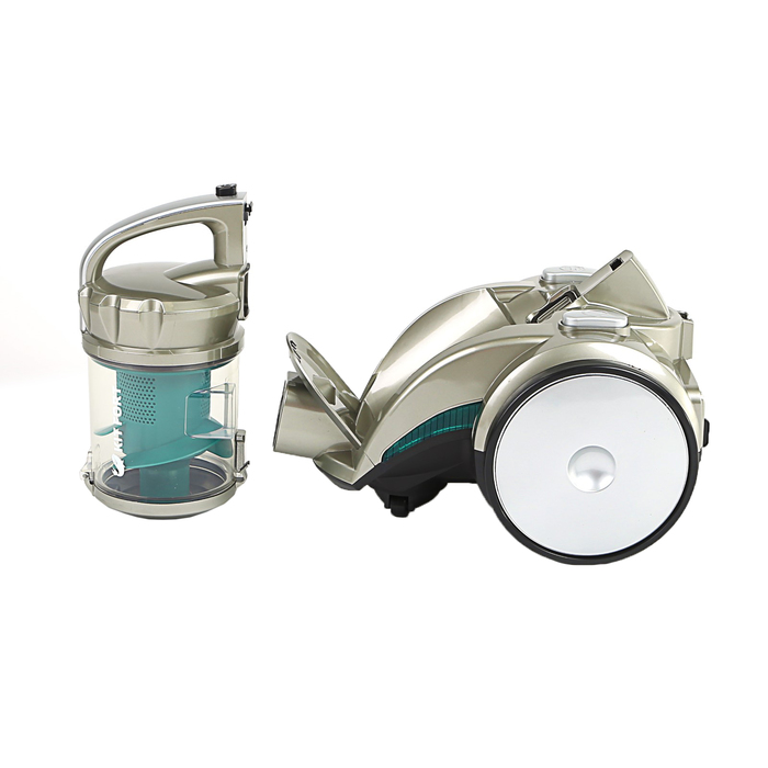 Пылесос КТ-522-3 1400 Вт, 2 л, шнур 5 м, серо-зеленый