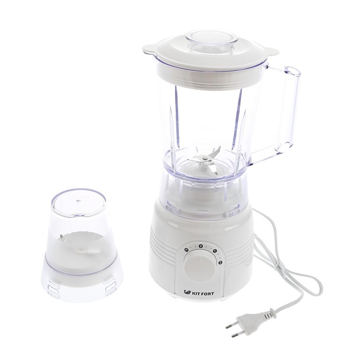 Блендер Kitfort КТ-1331-3 350 Вт, 2 скорости, белый