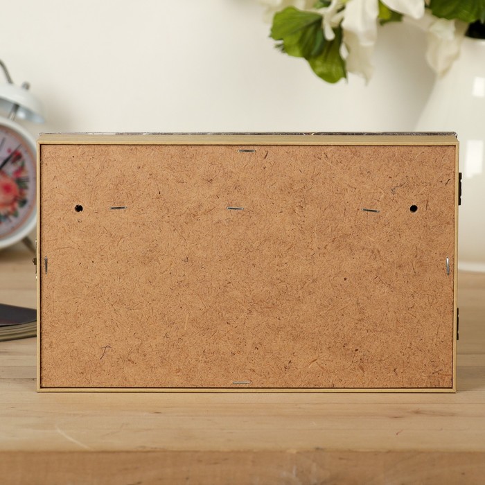 Ключница на холсте Элегант "Разбойники" 24х14х5 см