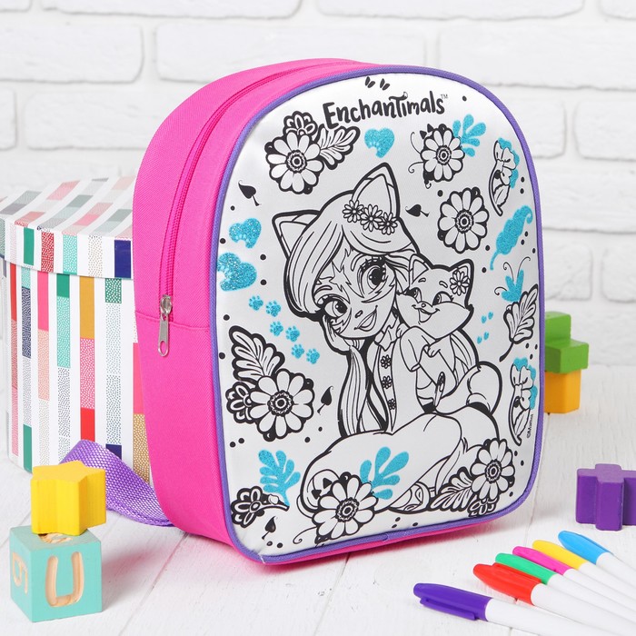 Рюкзак для раскрашивания "Энчантималс. Фелисити и Флик"