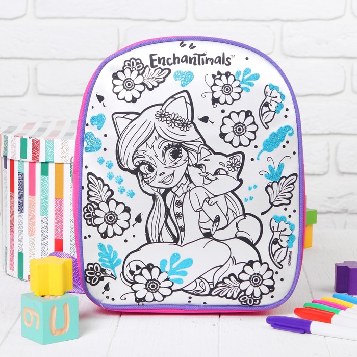 Рюкзак для раскрашивания "Энчантималс. Фелисити и Флик"